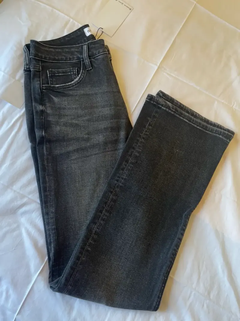 Jeans negros de tiro alto Wados para mujer - 3