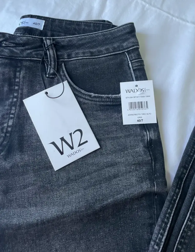 Jeans negros de tiro alto Wados para mujer - 4