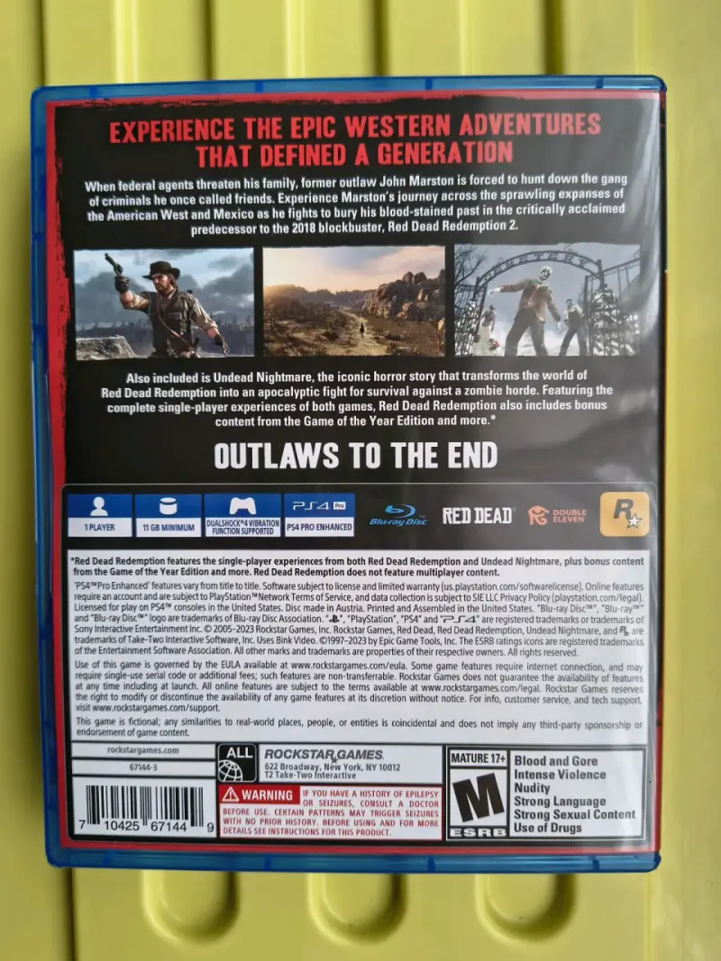 Juego PS4 Red Dead Redemption 1 - 3