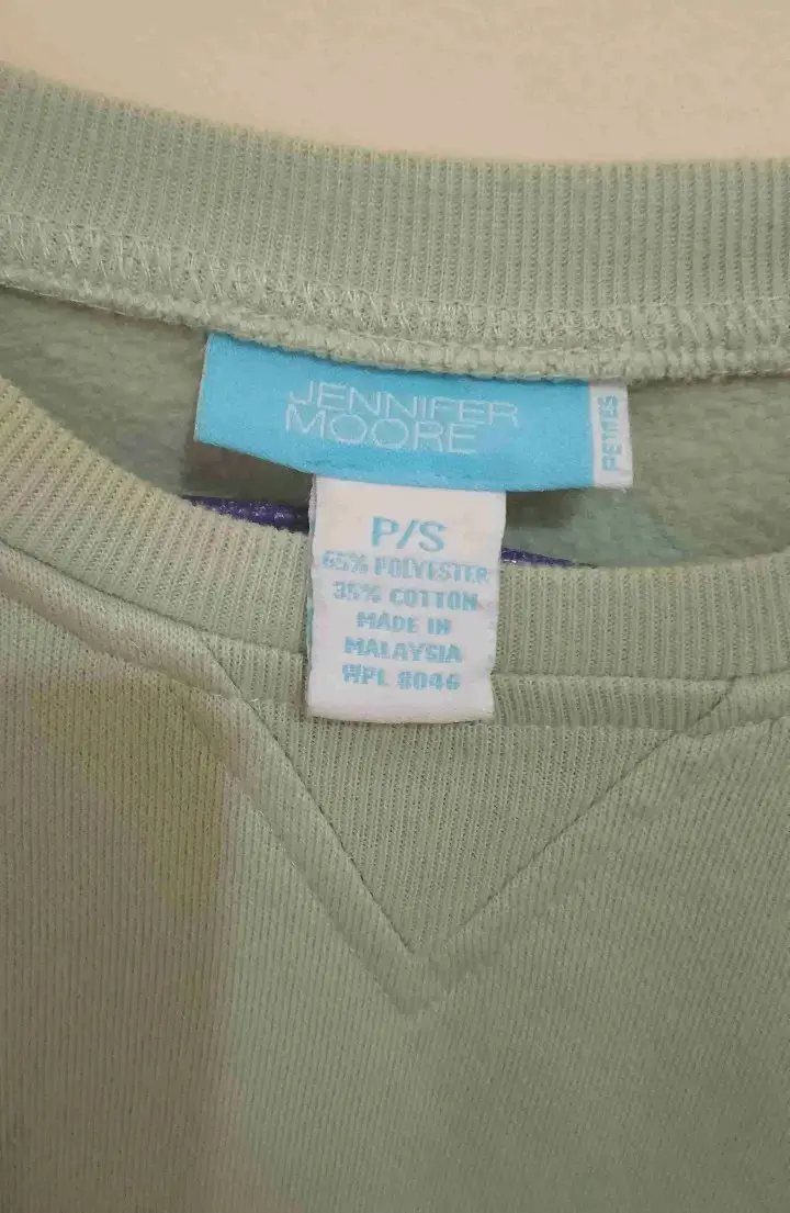 Polerón verde unisex de algodón - 2