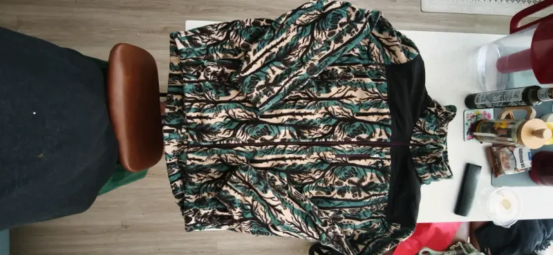 Chaqueta polar estampada hombre talla XL - 1
