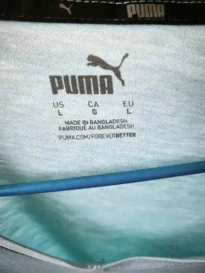 Polera Puma azul claro para hombre - miniatura 2