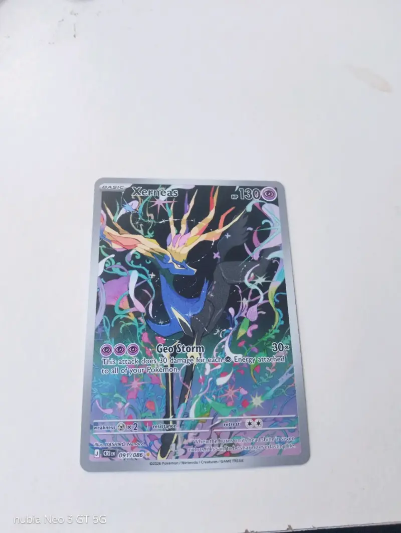 Carta Pokémon Xerneas Chaos rising 091/086 - 3