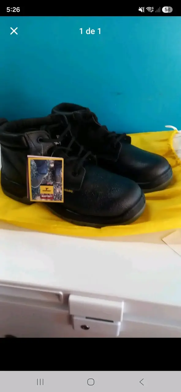 Botas de seguridad negras para trabajo