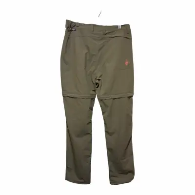 Pantalones desmontables de trekking color verde - miniatura 1