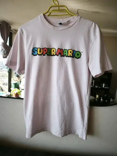 Polera Super Mario rosado claro - miniatura 1