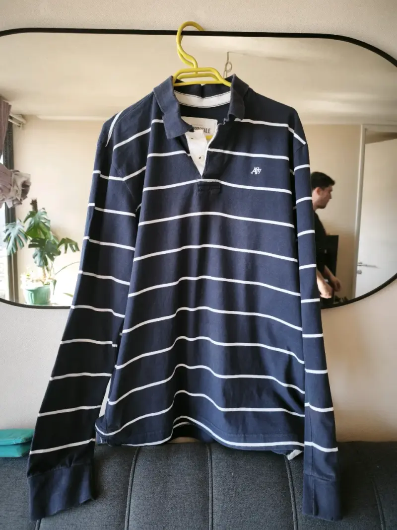 Polera manga larga Aeropostale azul - 1