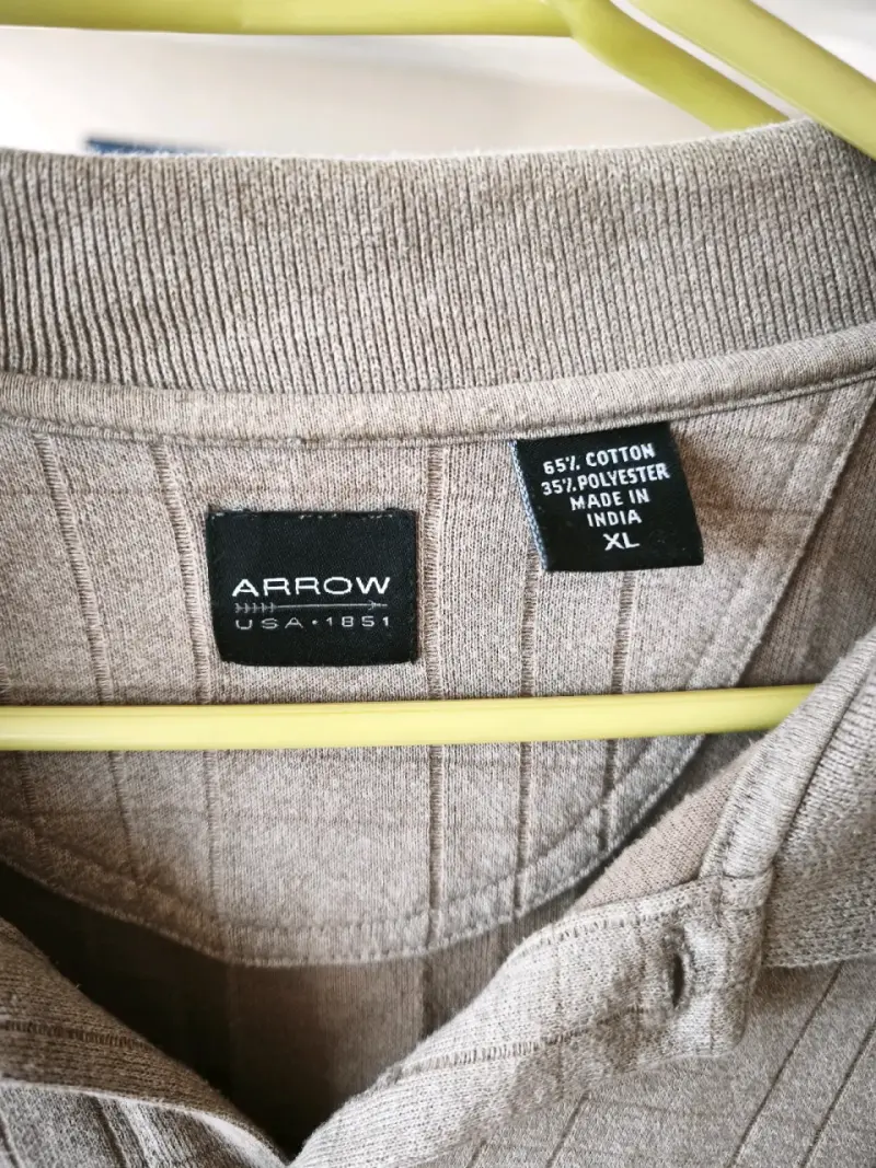 Polera Polo Hombre Arrow Beige Talla XL - 2