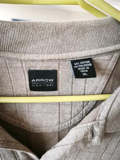 Polera Polo Hombre Arrow Beige Talla XL - miniatura 2