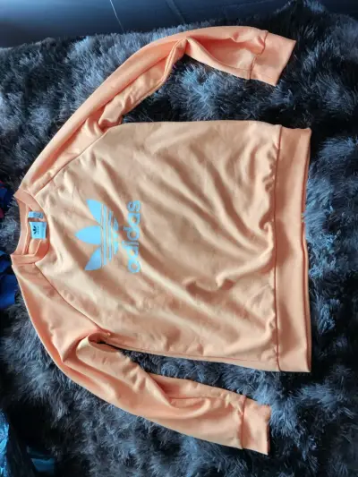 Polerón Adidas naranja para hombre - miniatura 1