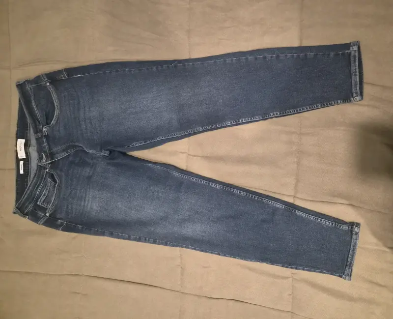 Jeans azul oscuro para mujer - 2