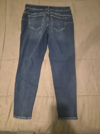 Jeans azul oscuro para mujer - miniatura 4