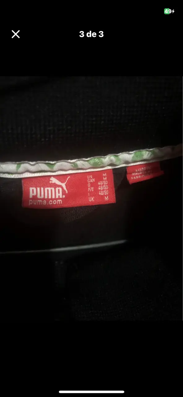 Chaqueta deportiva Puma a rayas para hombre - 3