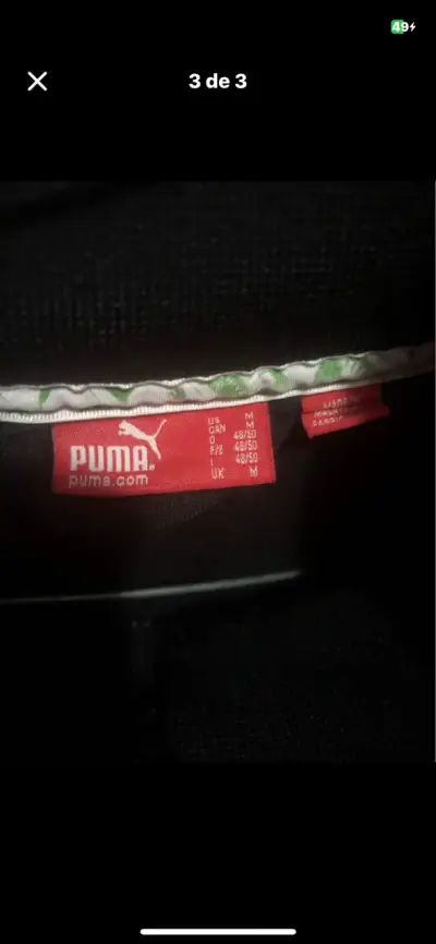 Chaqueta deportiva Puma a rayas para hombre - miniatura 3