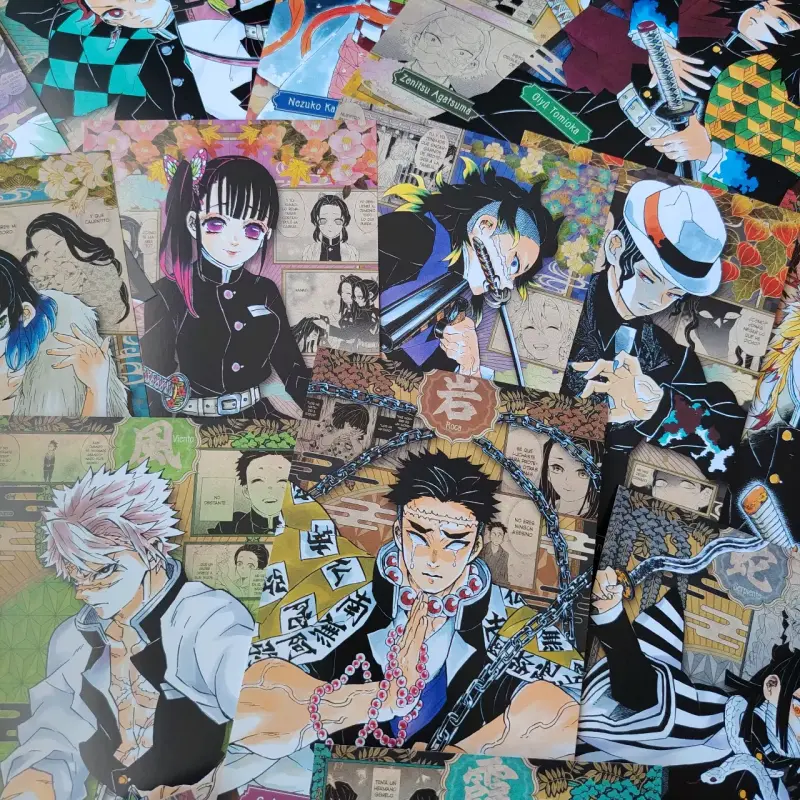 Set Completo 16 Postales Demon Slayer - 2
