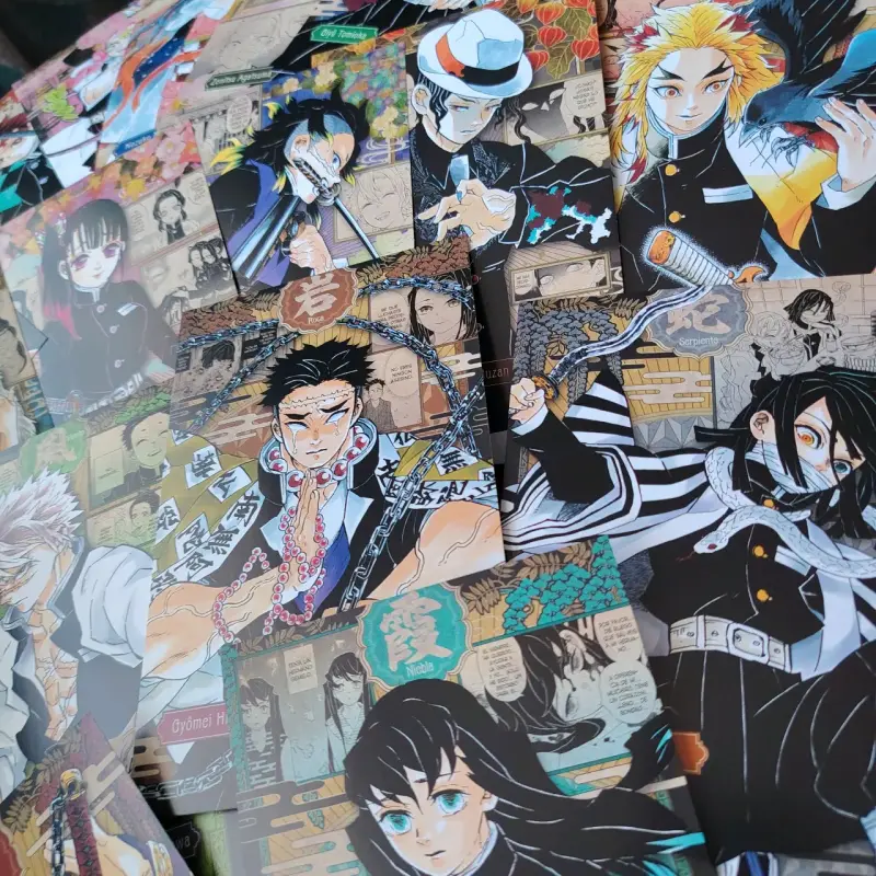 Set Completo 16 Postales Demon Slayer - 6