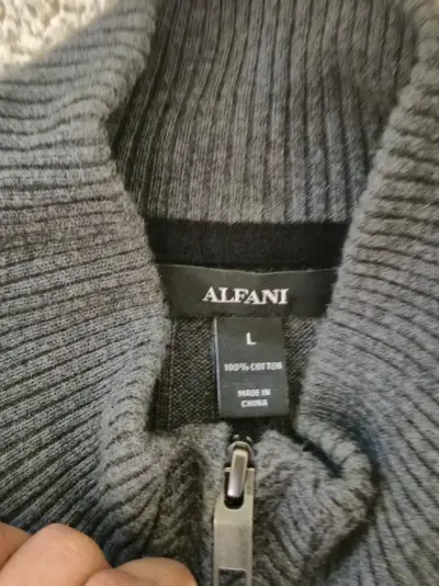 Chaqueta de punto gris Alfani para hombre - miniatura 2