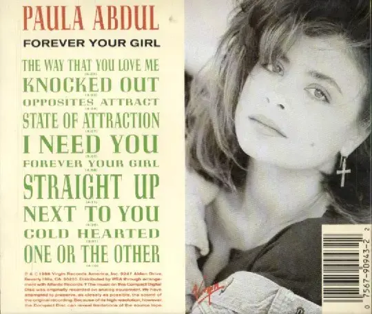 Vinilo Paula Abdul Forever Your Girl - 2