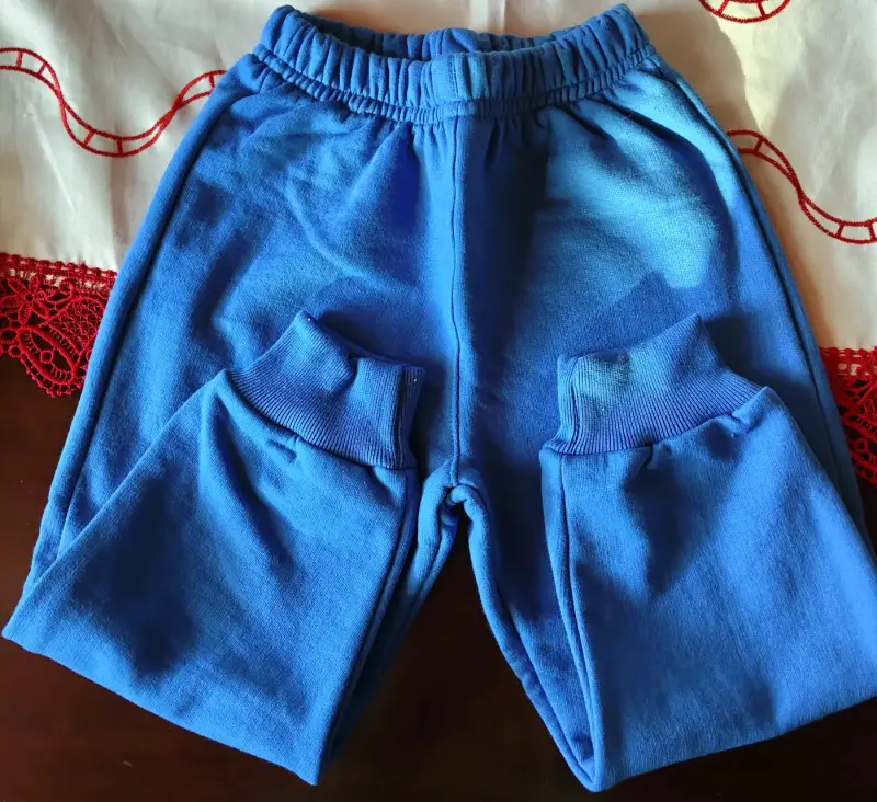 Conjunto de niño azul con diseño de tractor - 2