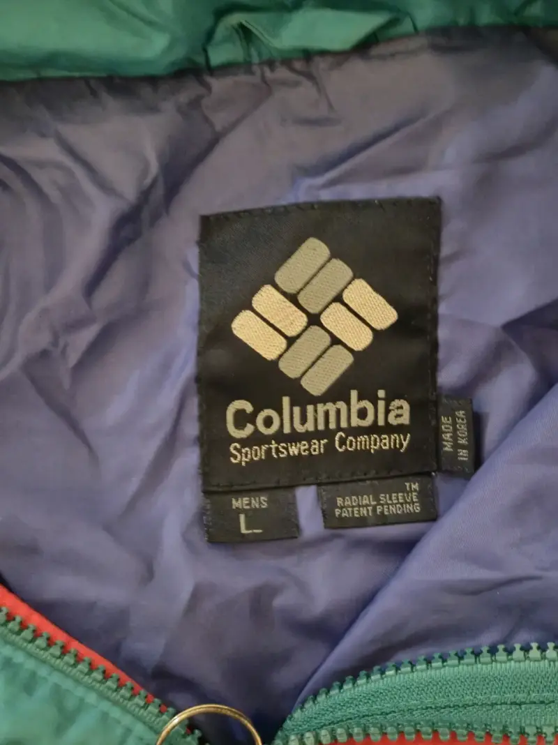 Chaqueta Columbia deportiva azul y morada - 2
