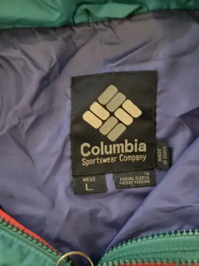 Chaqueta Columbia deportiva azul y morada - miniatura 2