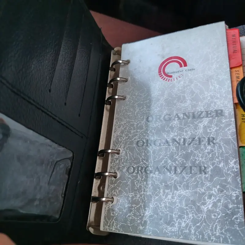 Agenda Organizador Vintage de 6 Argollas - 2