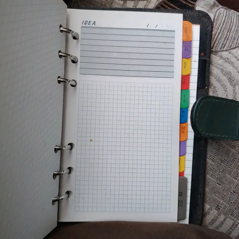 Agenda Organizador Vintage de 6 Argollas - 6