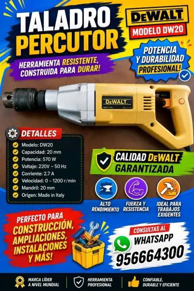 Cepillo Eléctrico DeWalt DW680 para Carpintería - miniatura 3