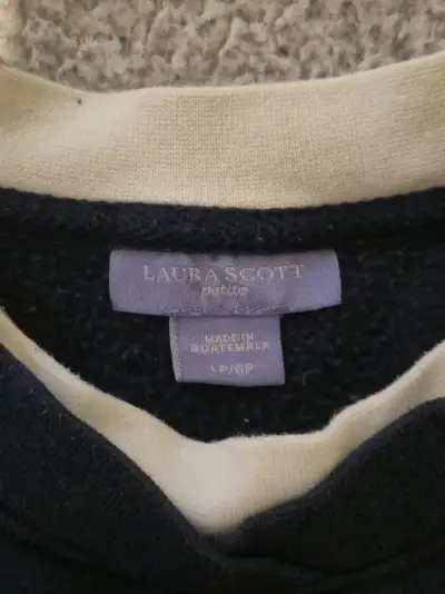 Suéter azul marino Laura Scott para mujer - miniatura 2