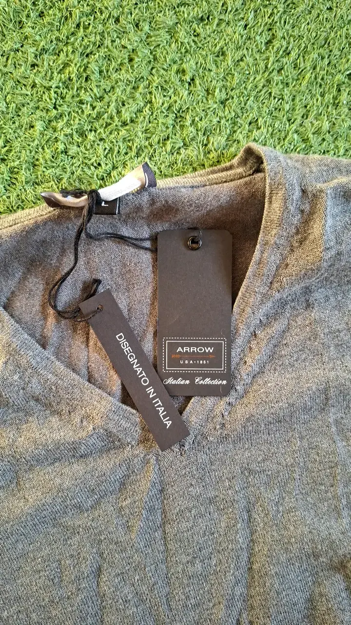 Suéter gris Arrow para hombre - 2