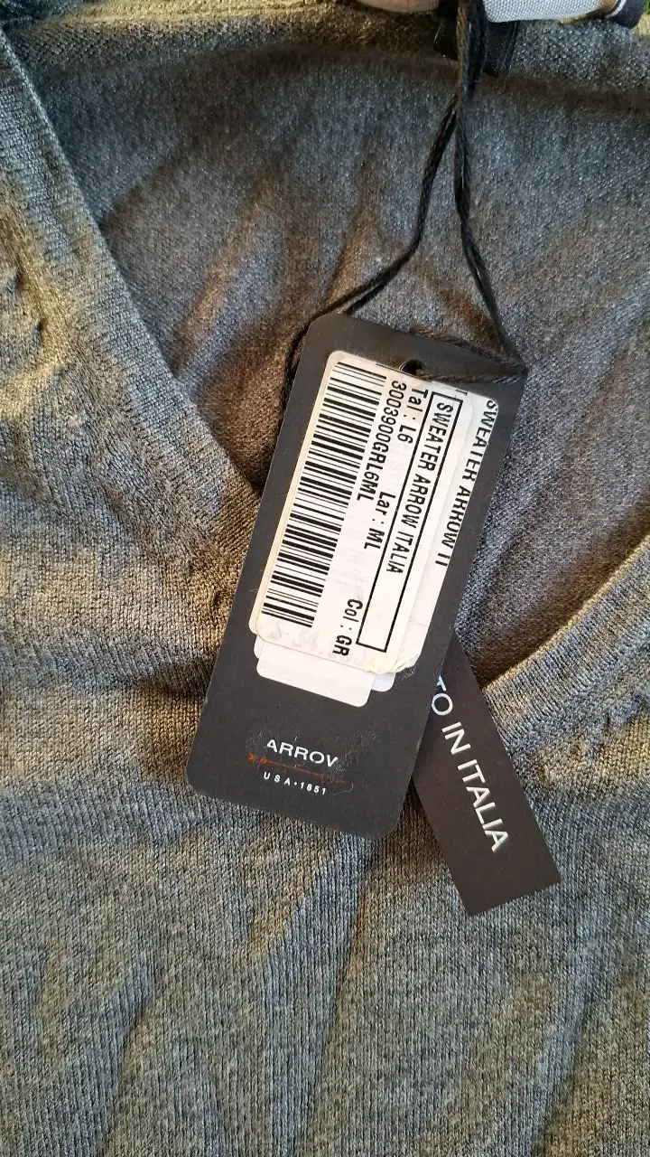 Suéter gris Arrow para hombre - 3