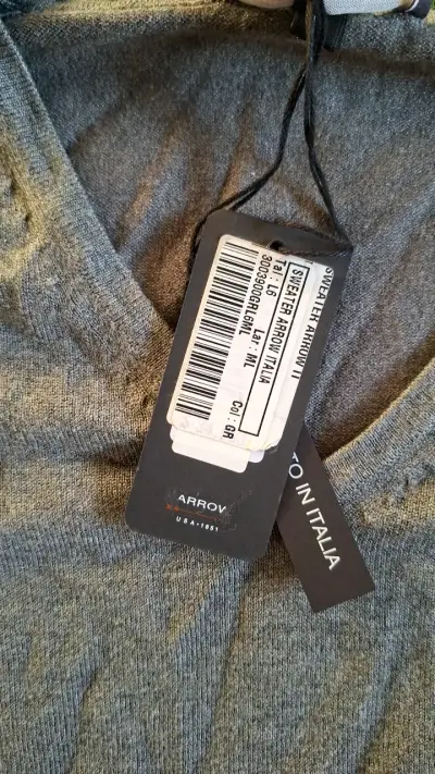 Suéter gris Arrow para hombre - miniatura 3