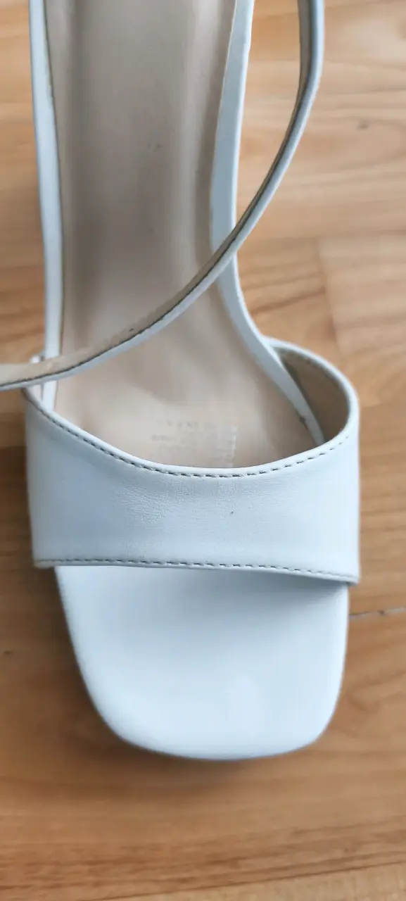 Sandalias de Tacón Blanco Weide Elegantes - 3