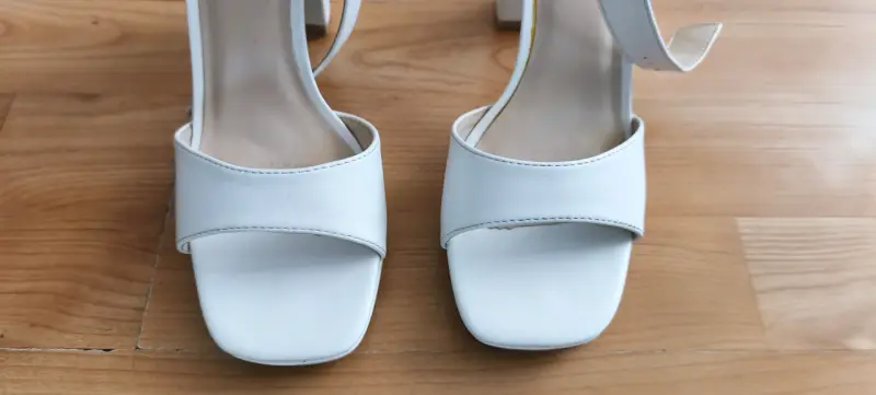 Sandalias de Tacón Blanco Weide Elegantes - 5