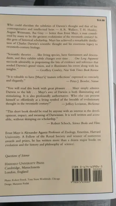 Libro 'One Long Argument' de Ernst Mayr - miniatura 3