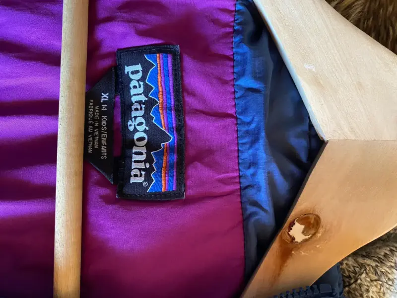 Chaqueta acolchada azul Patagonia para mujer - 3