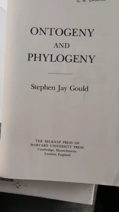 Libro Ontogeny and Phylogeny de Stephen Jay Gould - miniatura 2