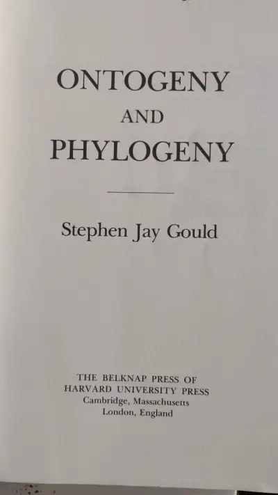 Libro Ontogeny and Phylogeny de Stephen Jay Gould - miniatura 3