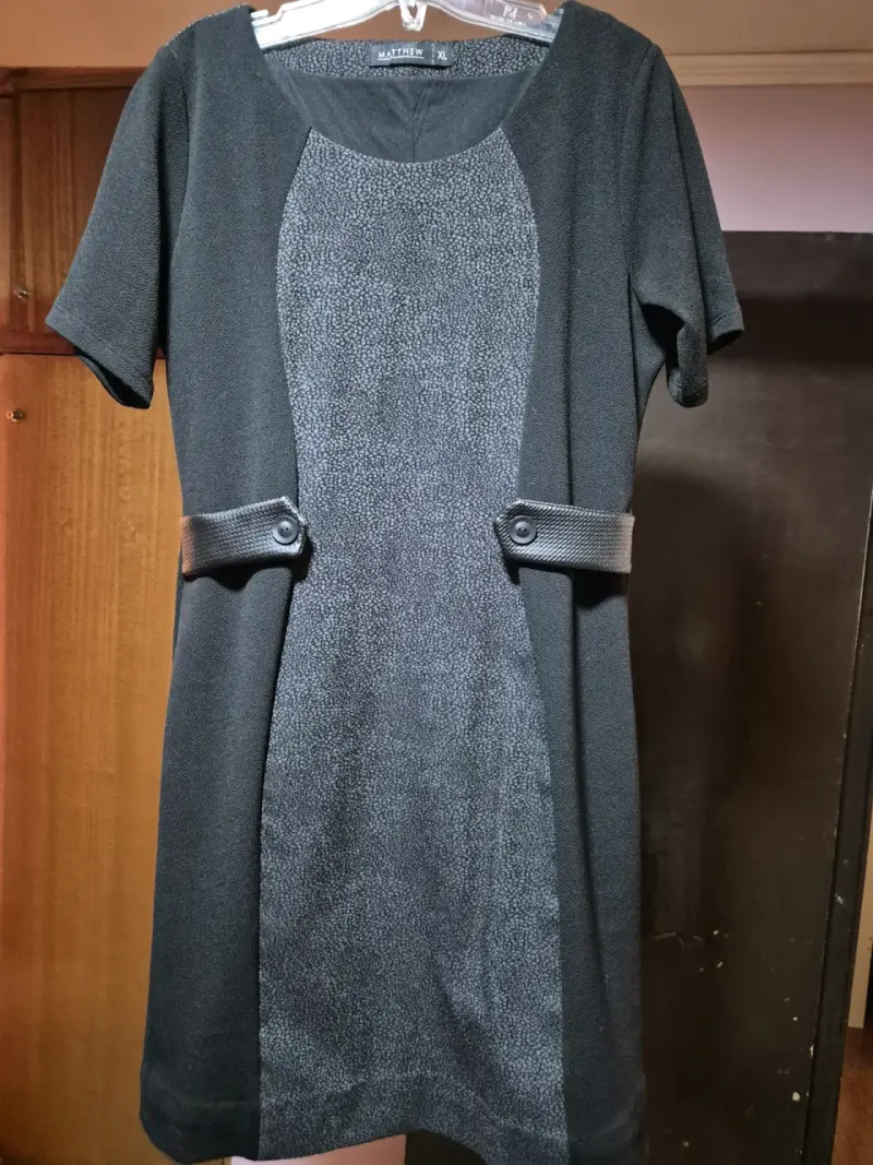 Vestido negro elegante Matthew talla XL - 1