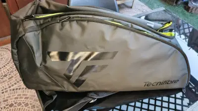 Bolso de padel Tecnifibre negro y verde - miniatura 1