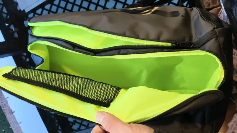 Bolso de padel Tecnifibre negro y verde - 3