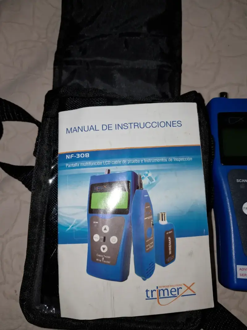Probador de Cables Trimerx NF-308 con Accesorios - 2