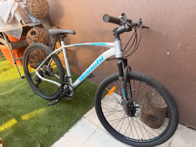 Bicicleta de montaña Bianchi gris y azul - 2