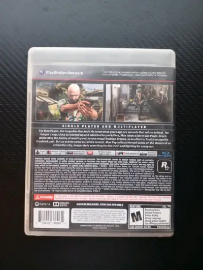 Max Payne 3 ps3 físico en exelente estado - miniatura 3