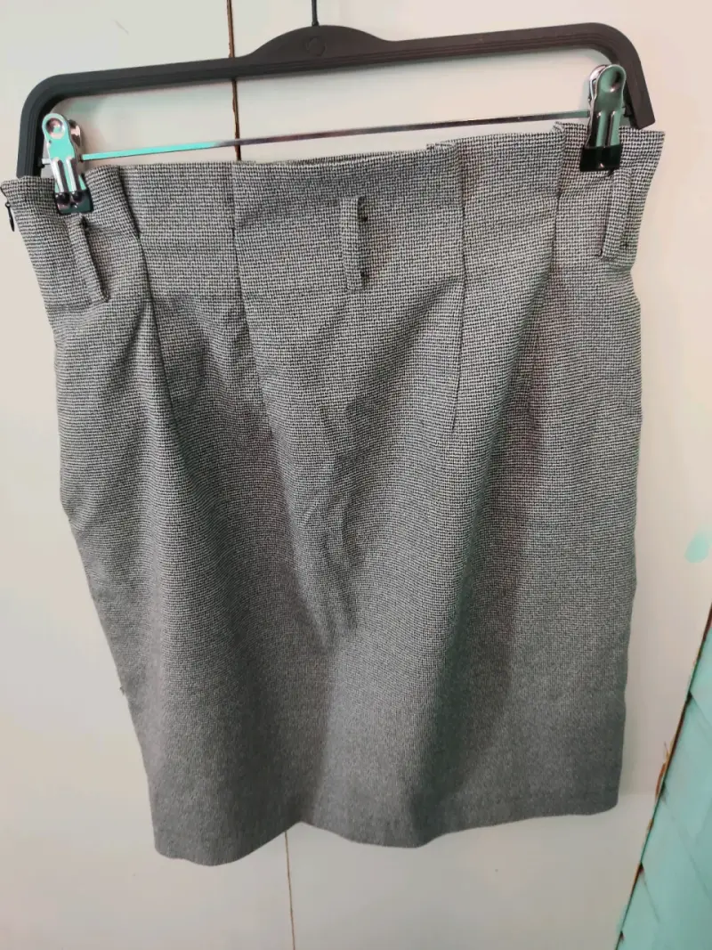 Falda gris de vestir - 2