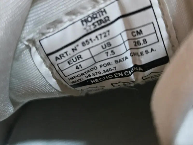 Zapatillas blancas North Star talla - 4