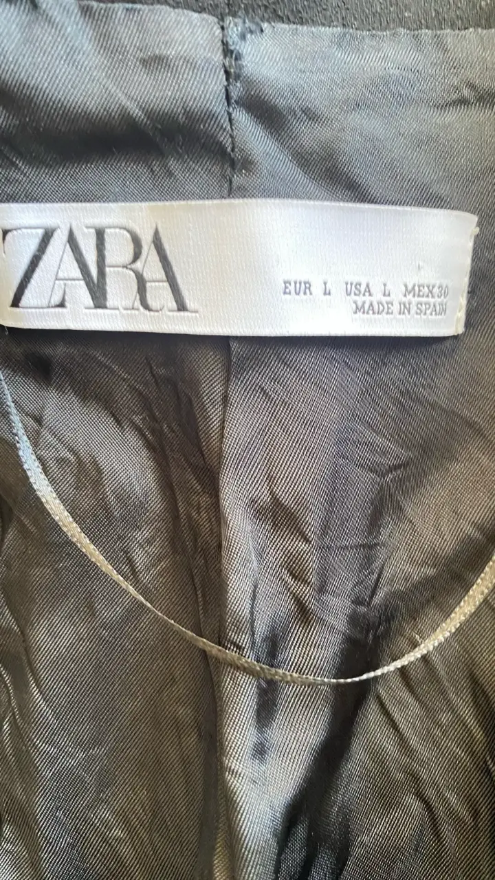 Blazer negro elegante Zara para mujer - 3