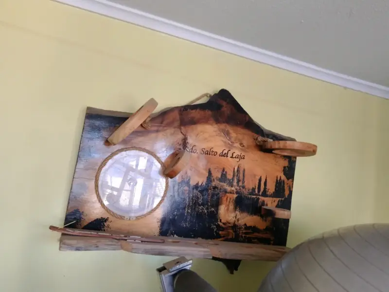 Reloj de pared artesanal Salto del Laja