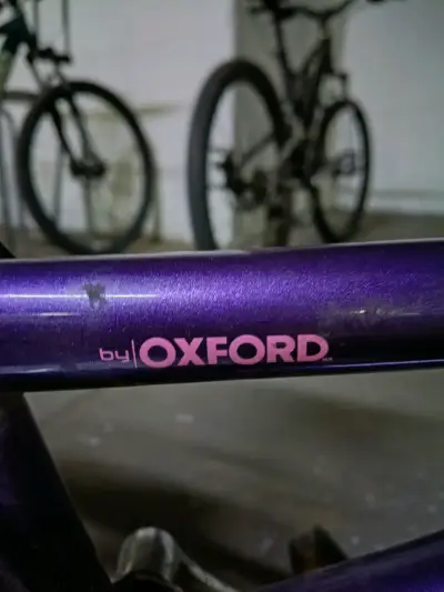 Bicicleta urbana morada con canasto Oxford Frontier - miniatura 3