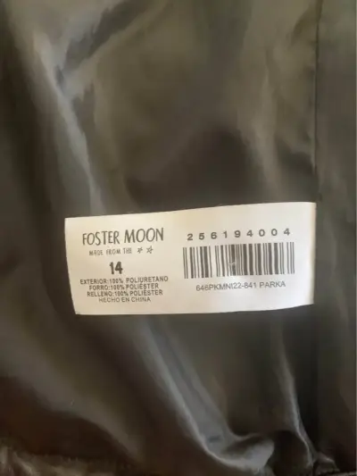 Chaqueta acolchada negra Foster Moon - miniatura 4